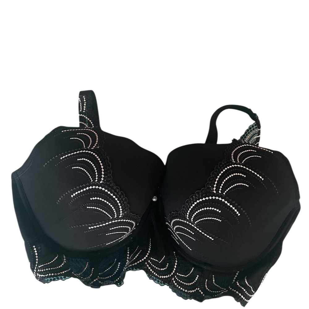 Parfait Elegant Black Lace Bra Size 38G